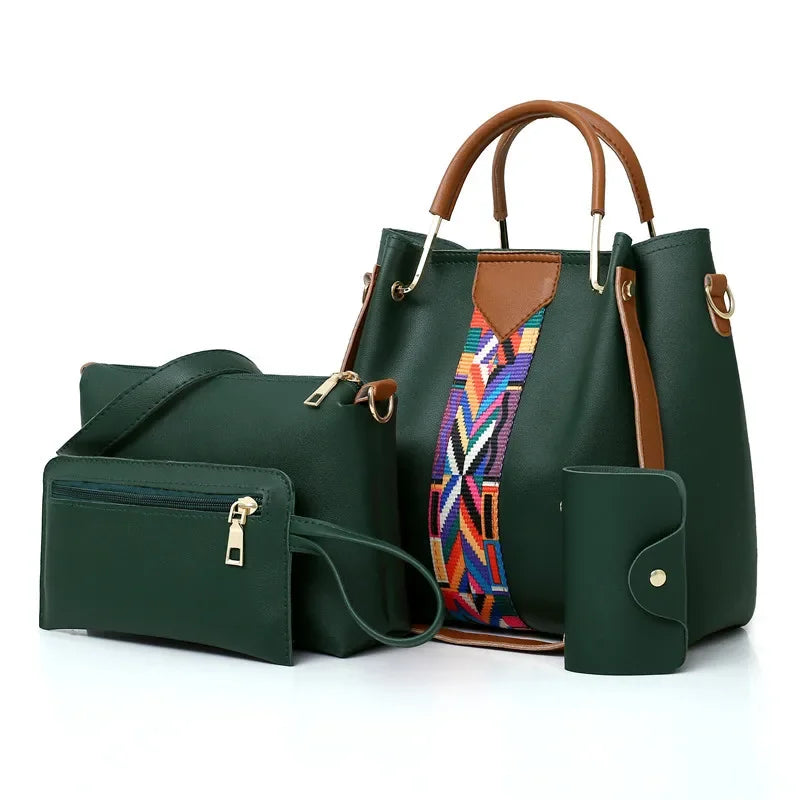 Luxe Harmony 4-Piece Handbag Set
