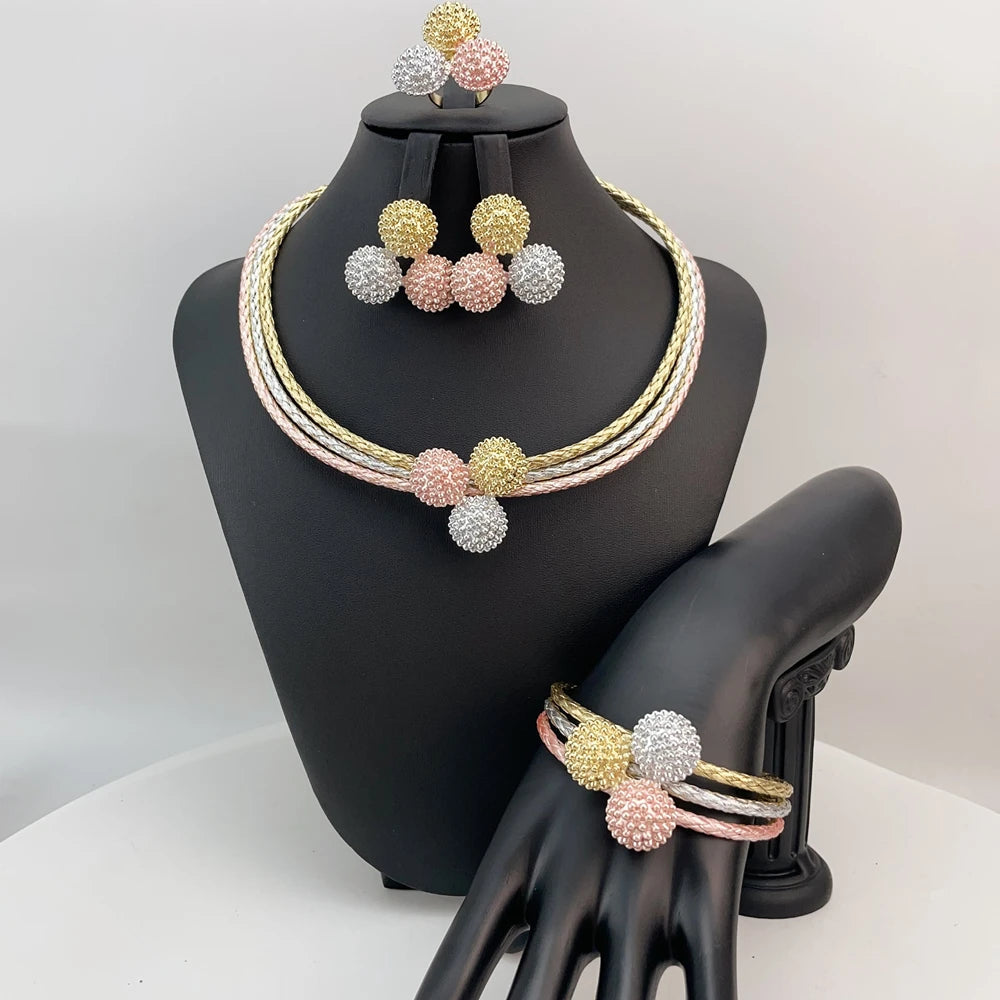 Golden Glow Jewellery Set Coco & Dee