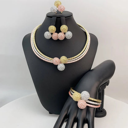 Golden Glow Jewellery Set Coco & Dee