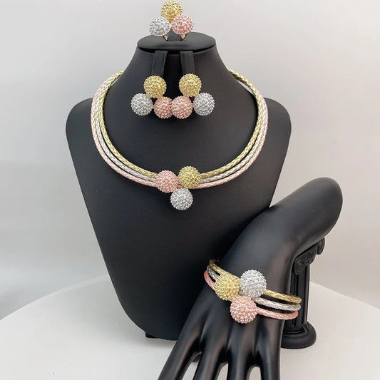 Golden Glow Jewellery Set Coco & Dee