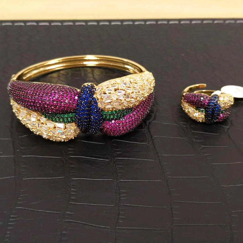 Serenity Bangle & Ring Set Coco & Dee