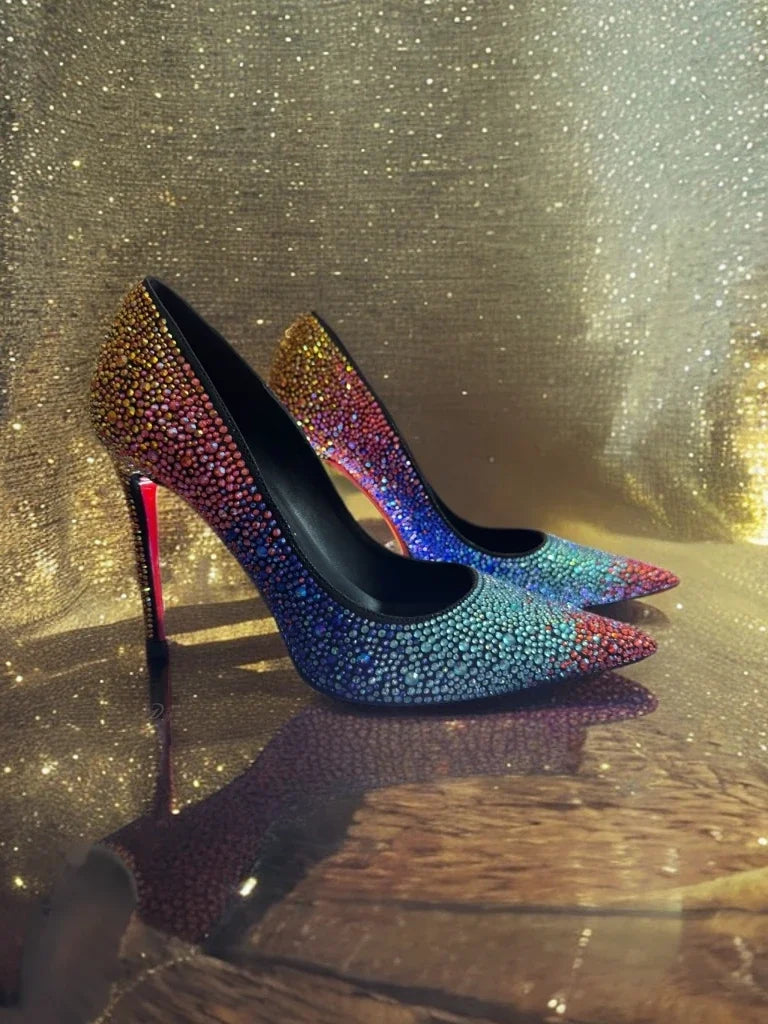 Rainbow Diamond Shoes Coco & Dee