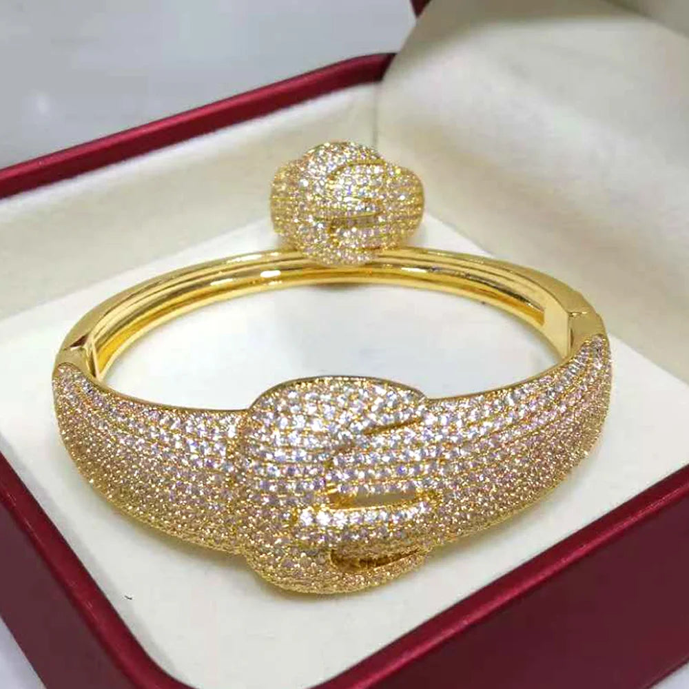 Timeless Beauty Bangle & Ring Set Coco & Dee