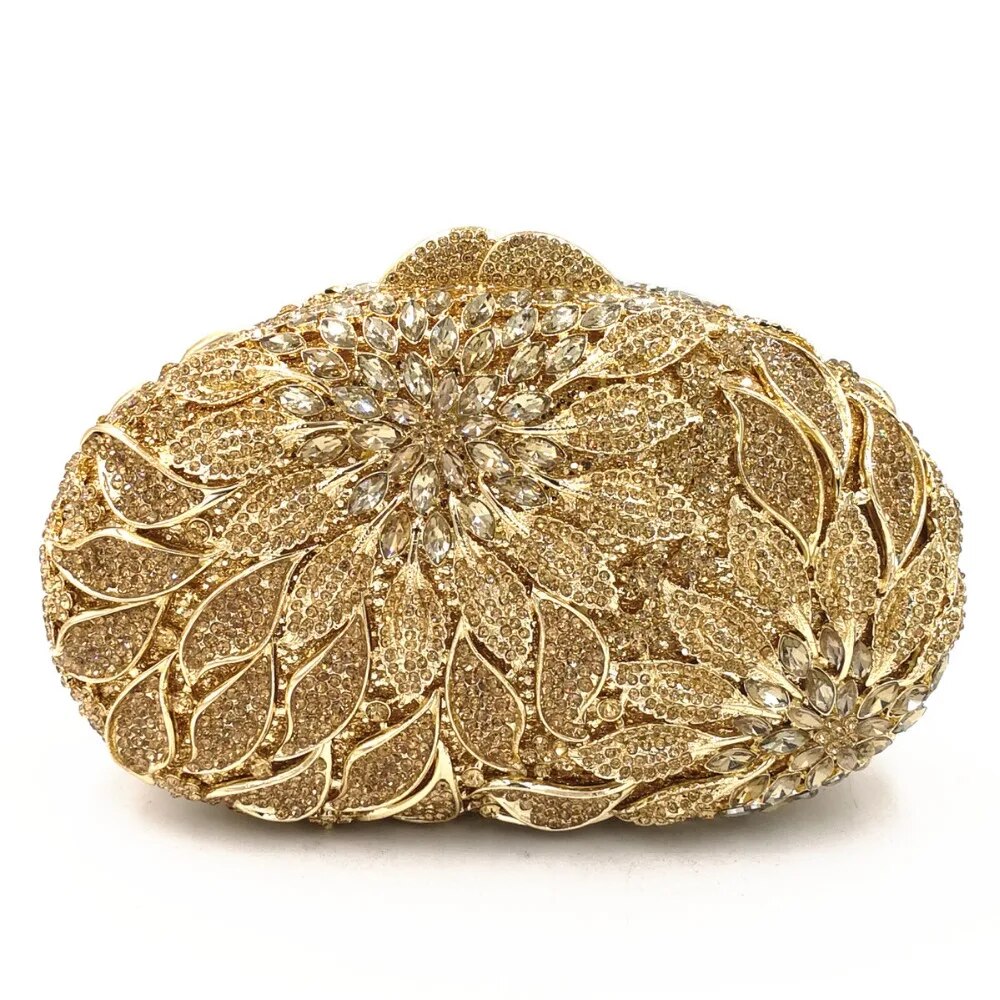 Gold Leaves Clutch