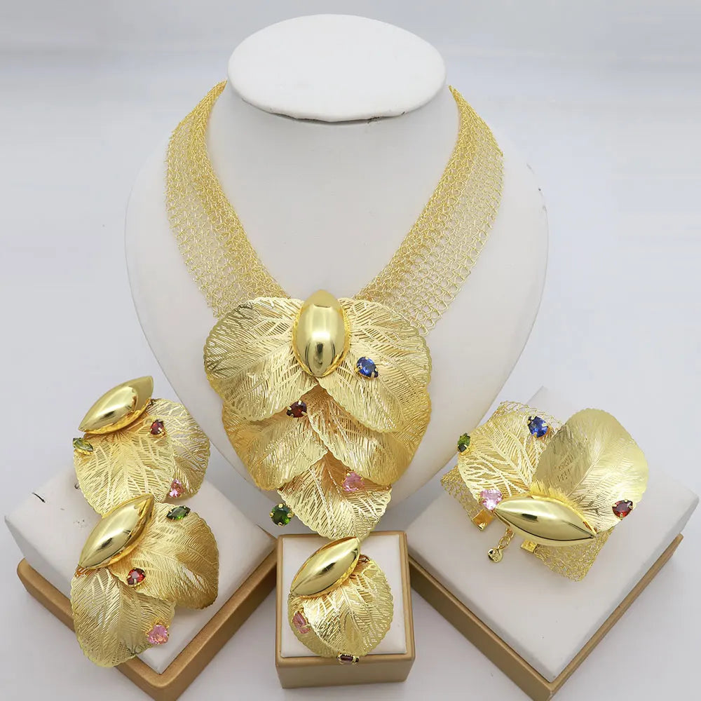 Leaf Jewelry Set Coco & Dee