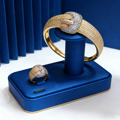 Timeless Beauty Bangle & Ring Set Coco & Dee