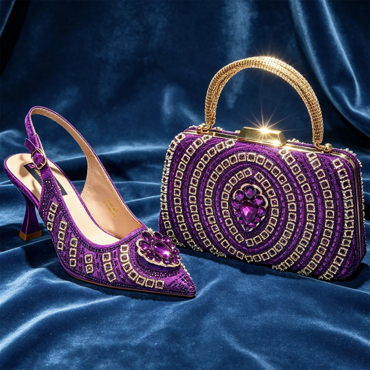 Devika Shoes & Bag Set