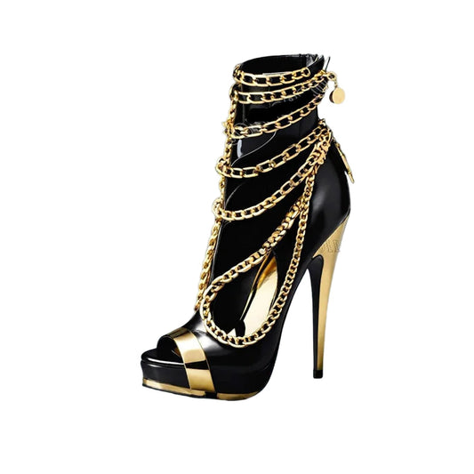 Capri Leather Platform Boots Coco & Dee
