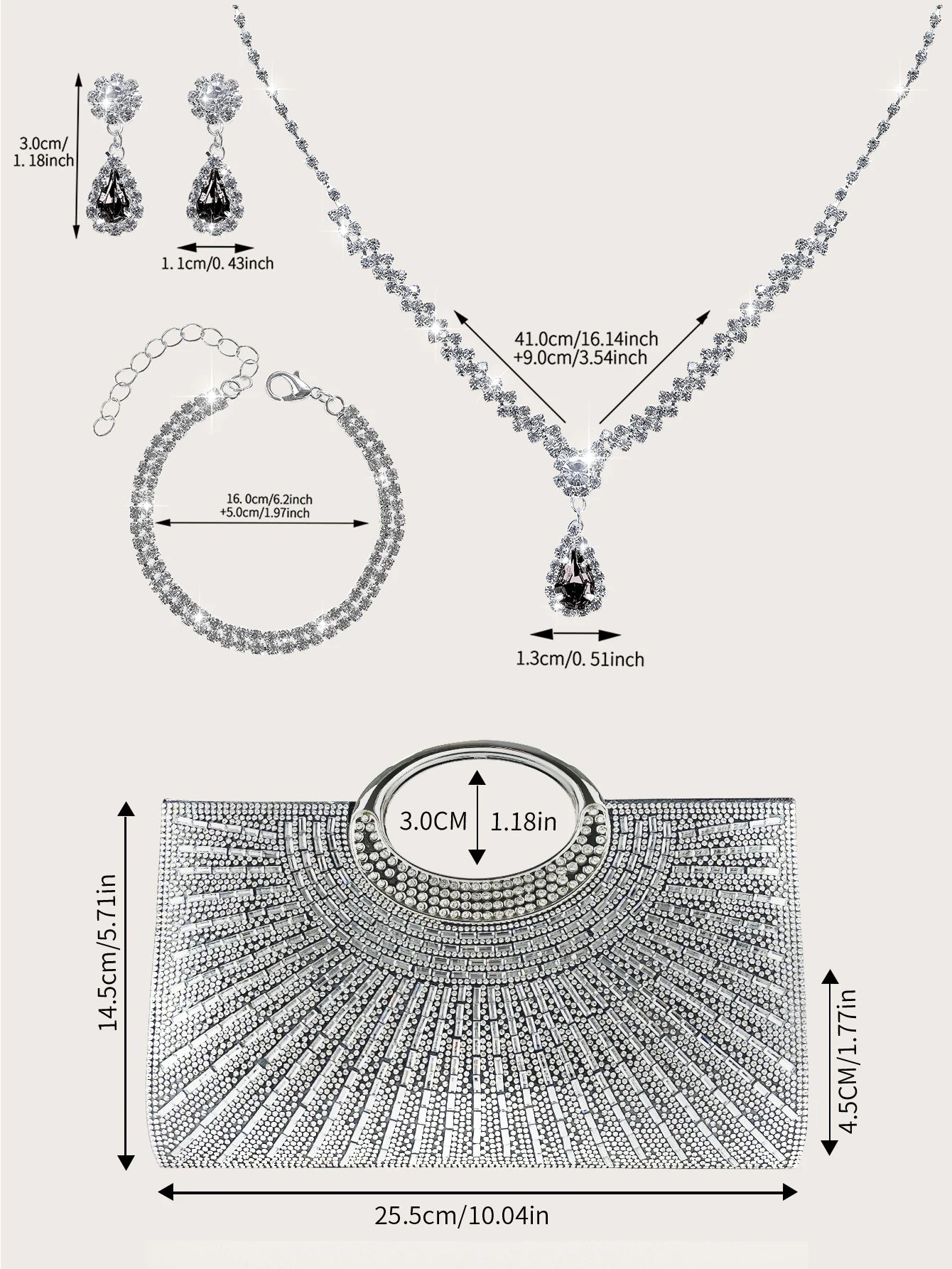 Luxe Bag Jewellery Set Coco & Dee