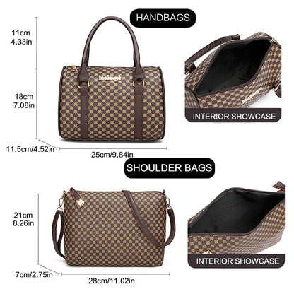 Crystal Elegance 6-Piece Handbag Set Coco & Dee