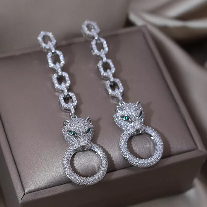 Leopard Pendant Earring Coco & Dee