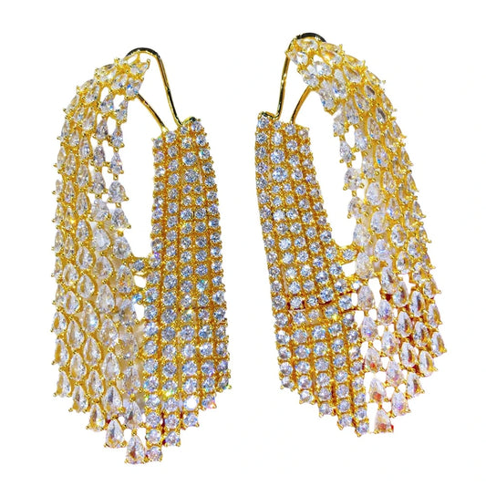 Shiny Dangle Earrings Coco & Dee