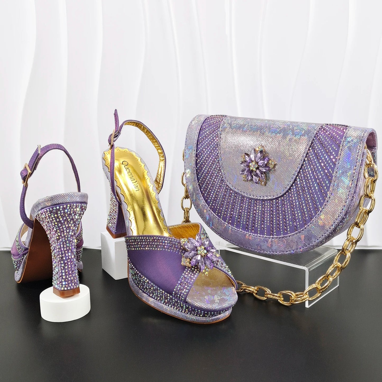 Naina Shoe & Bag Set