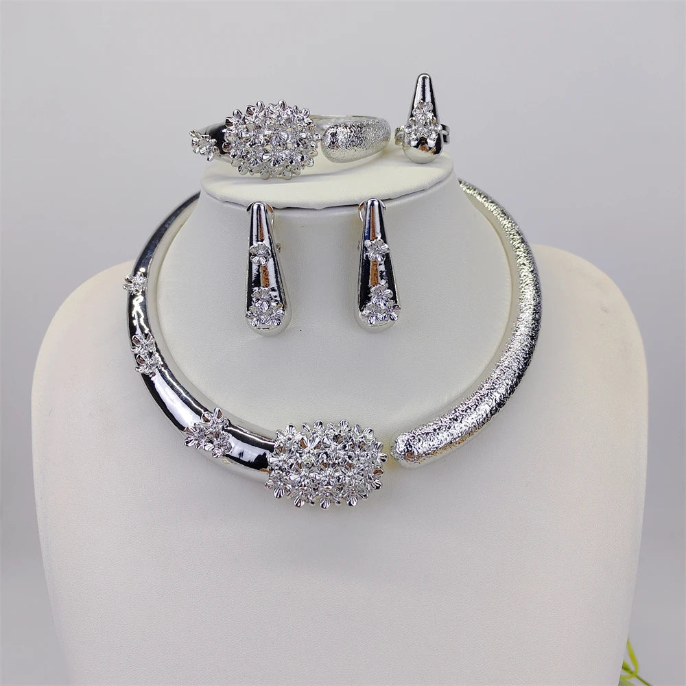 Crystal Blossom Jewellery Set Coco & Dee