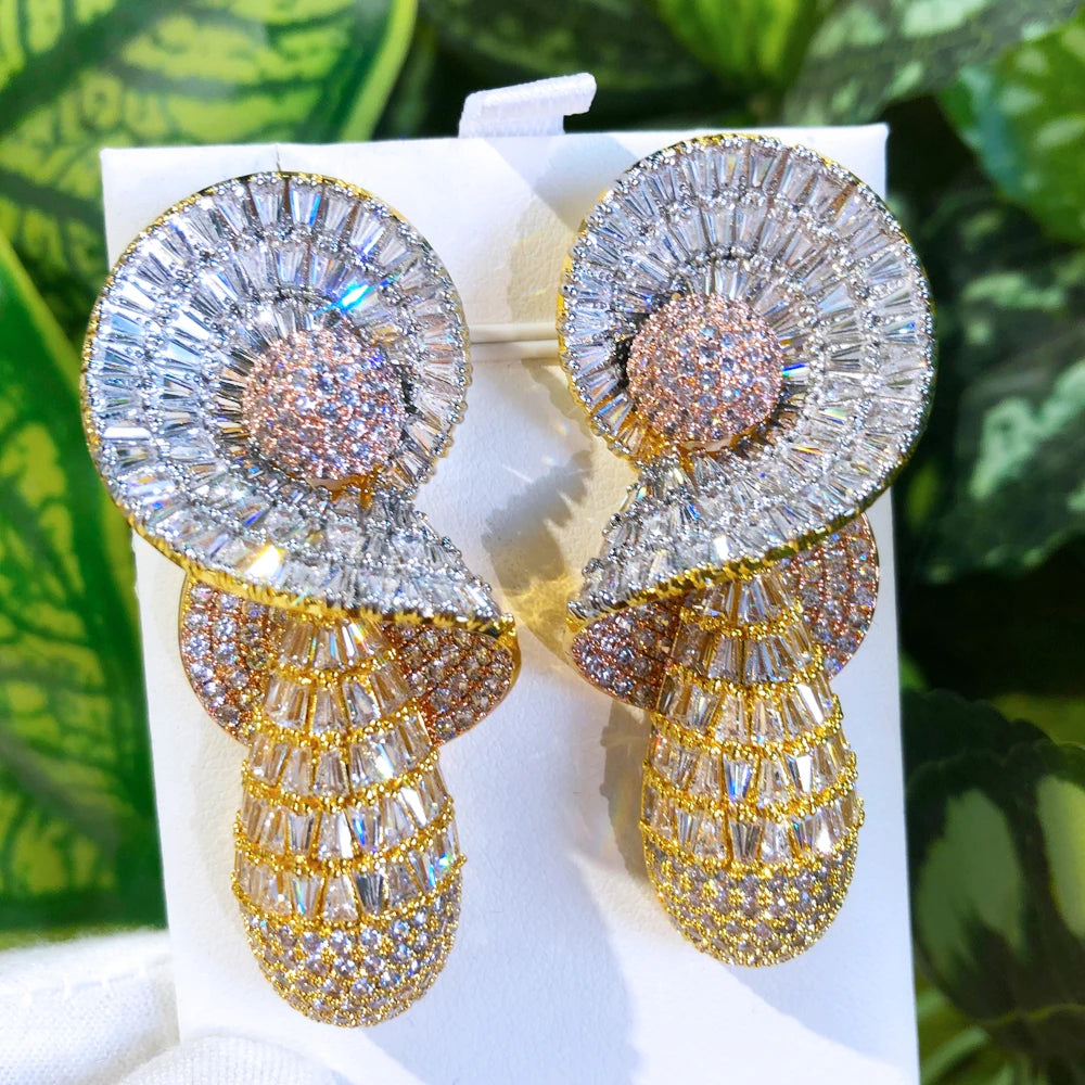 Big Pendant Earrings