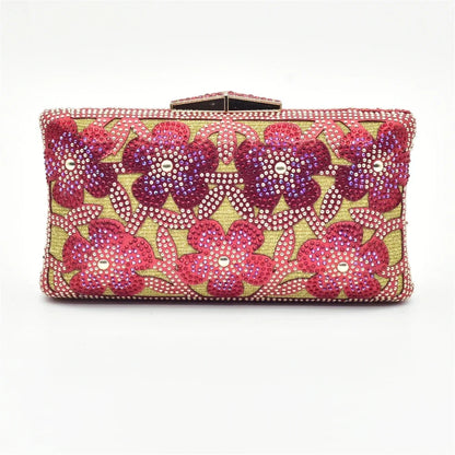 Aria Rhinestone Clutch Coco & Dee