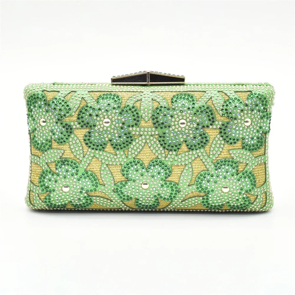 Aria Rhinestone Clutch Coco & Dee