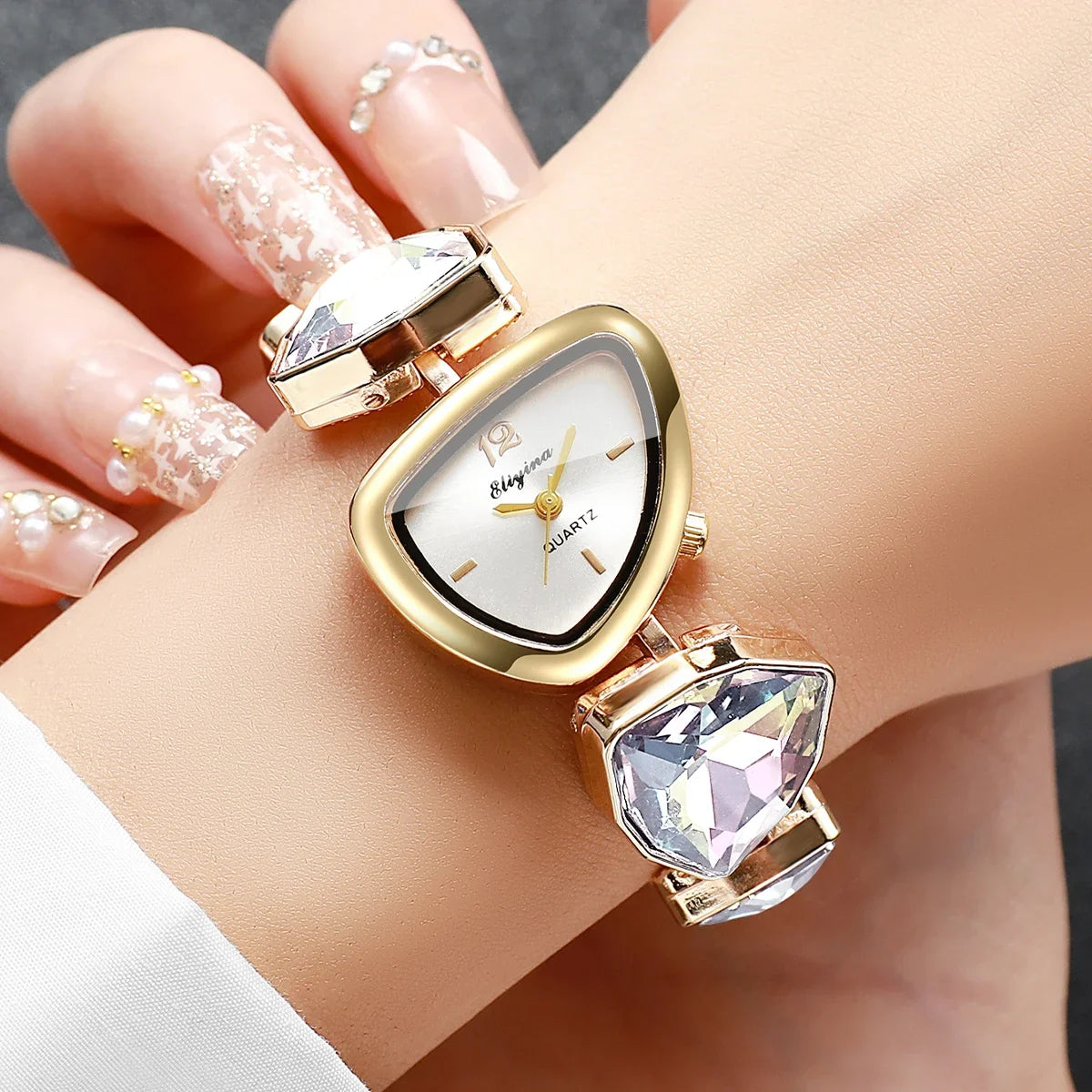 Rhinestone Bracelet Watch Coco & Dee