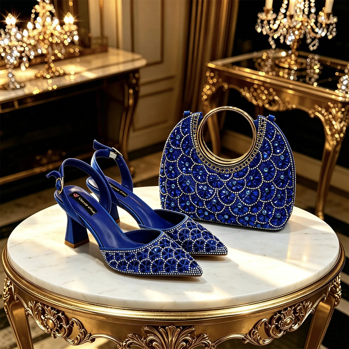 Dimple Shoe & Bag Set