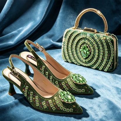 Devika Shoes & Bag Set