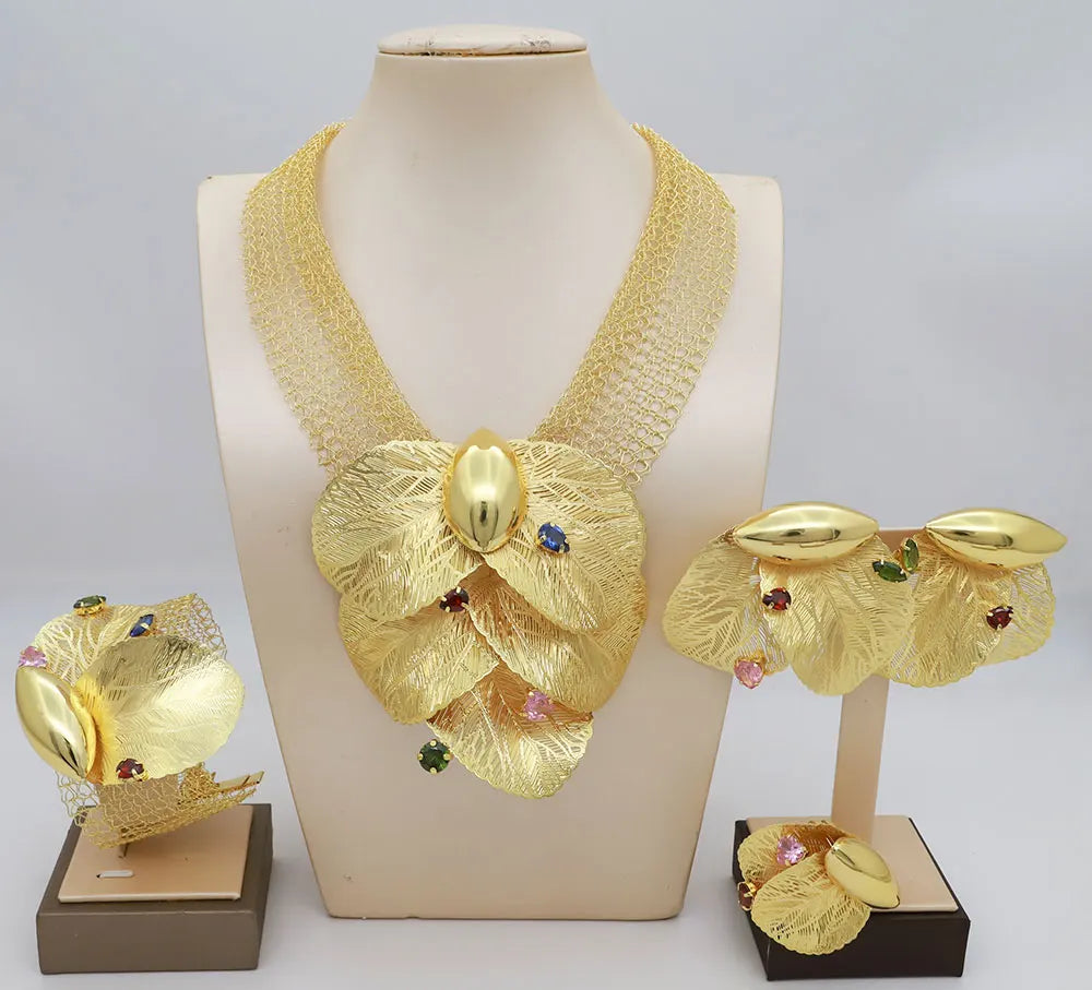 Leaf Jewelry Set Coco & Dee