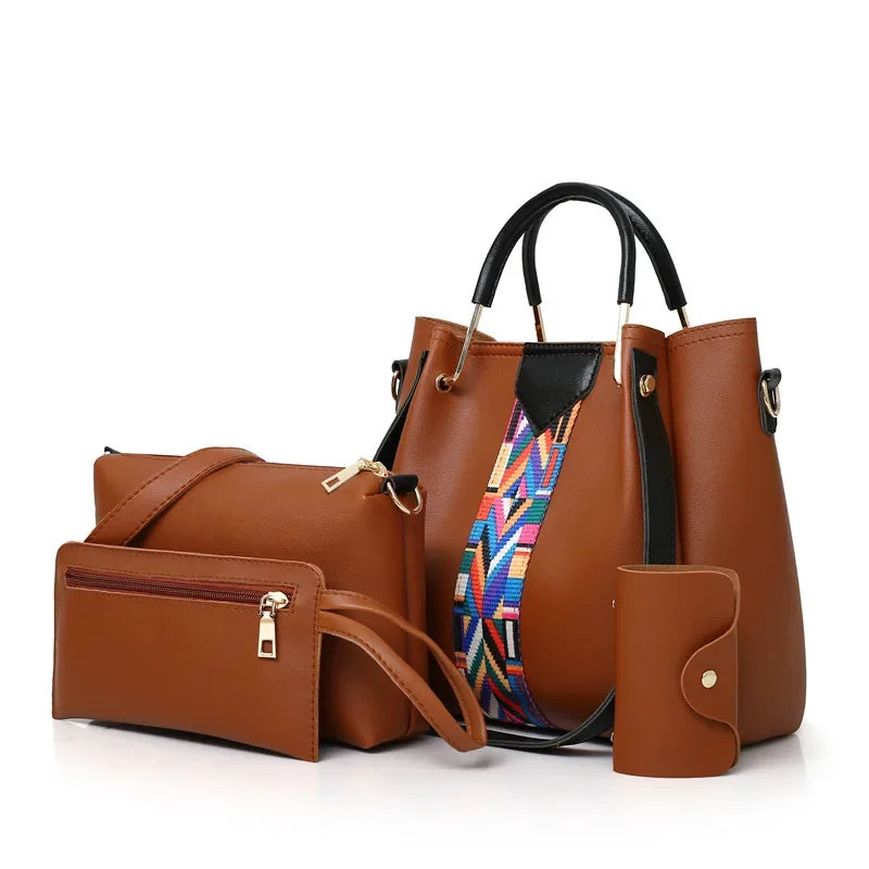 Luxe Harmony 4-Piece Handbag Set