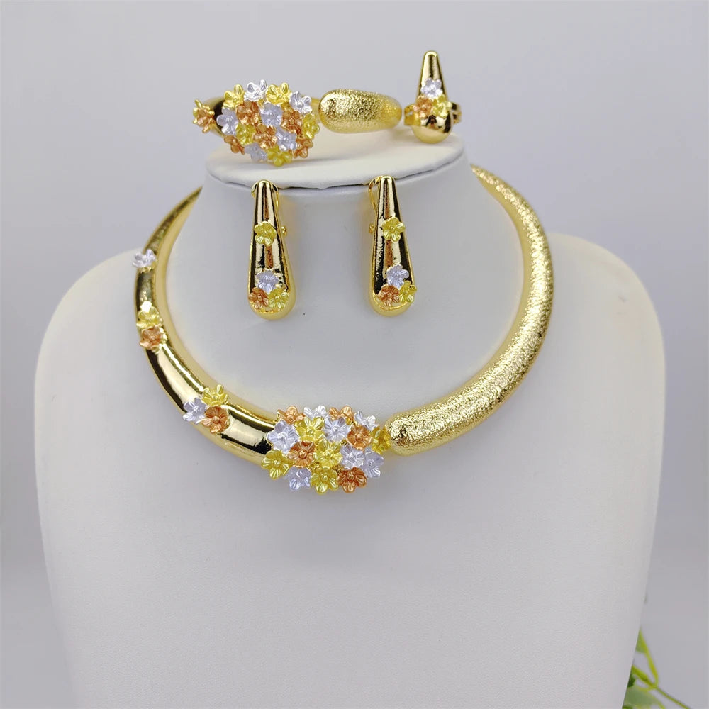 Crystal Blossom Jewellery Set Coco & Dee