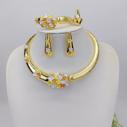Crystal Blossom Jewellery Set Coco & Dee