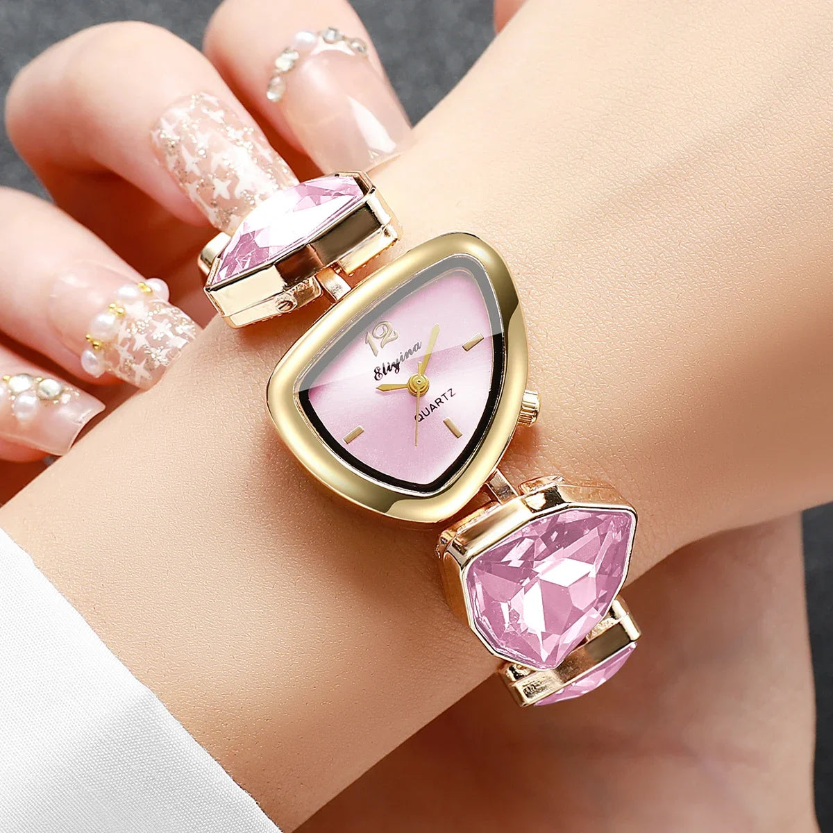 Rhinestone Bracelet Watch Coco & Dee