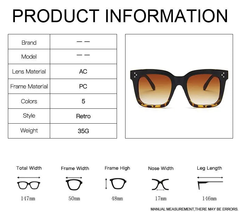 Sarika Oversized Sunglasses Coco & Dee