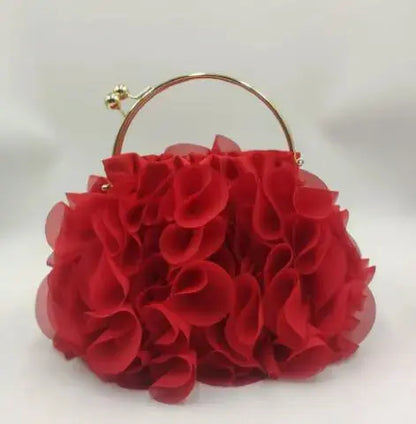 Satin Floral Bag
