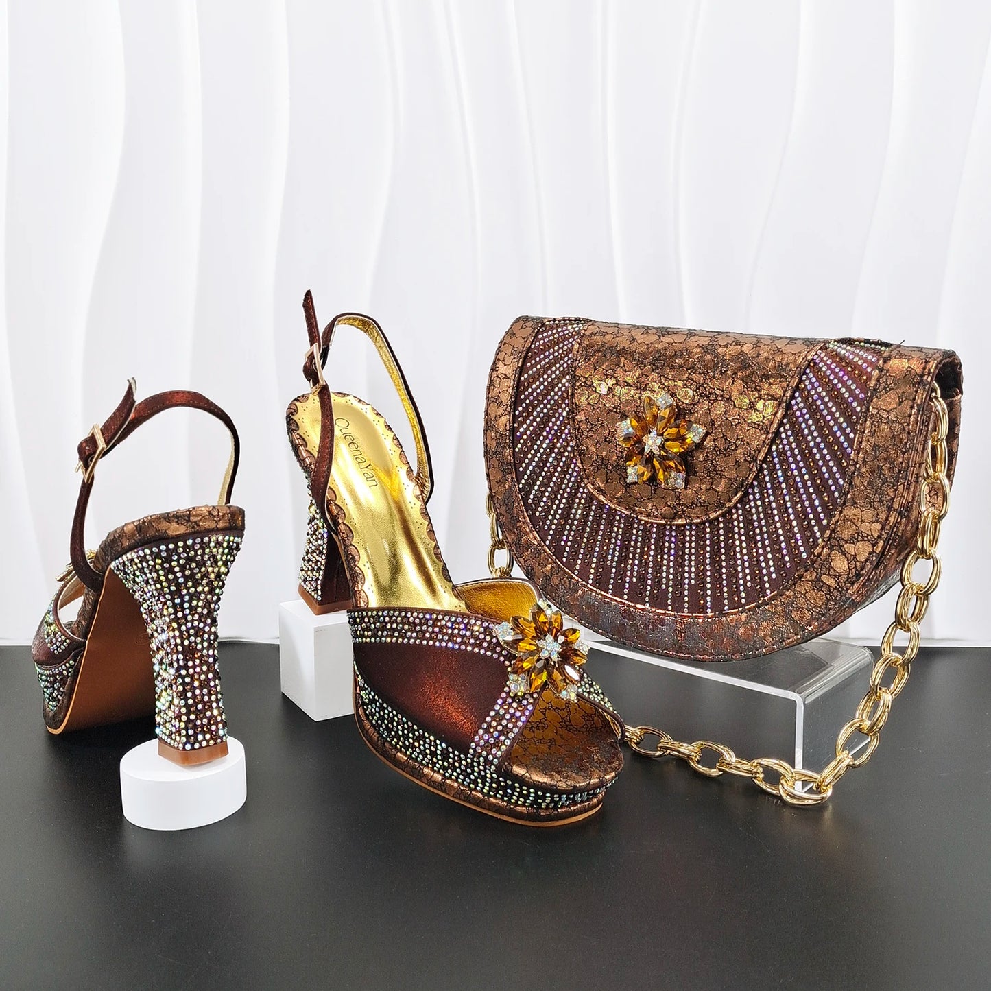 Naina Shoe & Bag Set