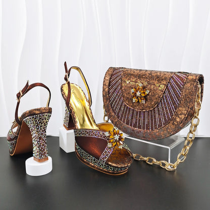 Naina Shoe & Bag Set