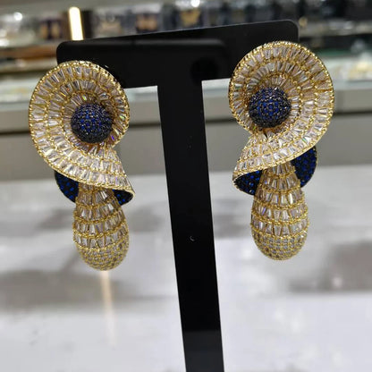 Big Pendant Earrings