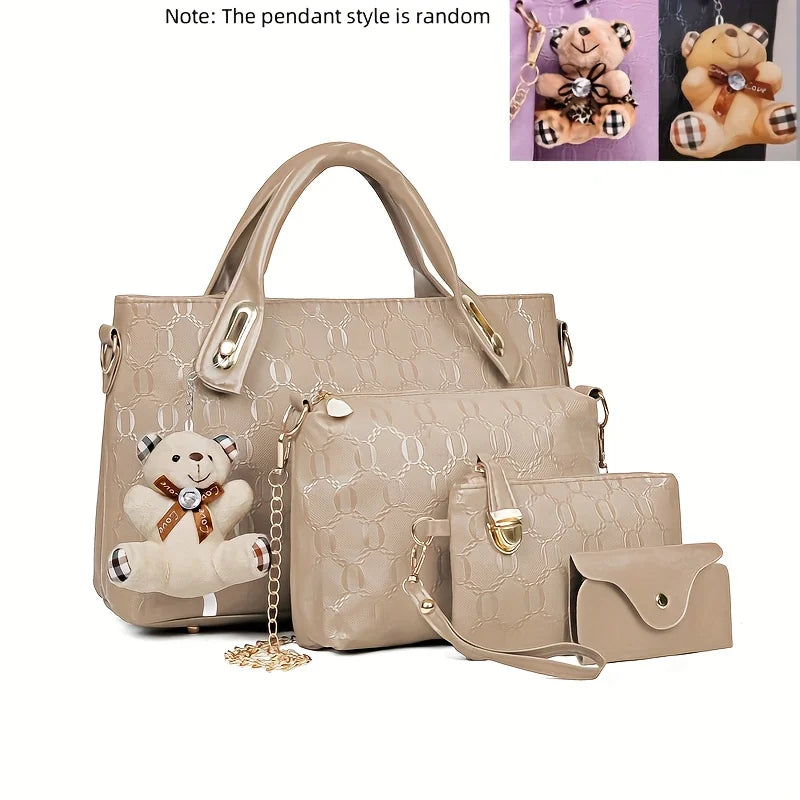 Elegance 4-Piece Handbag Set Coco & Dee
