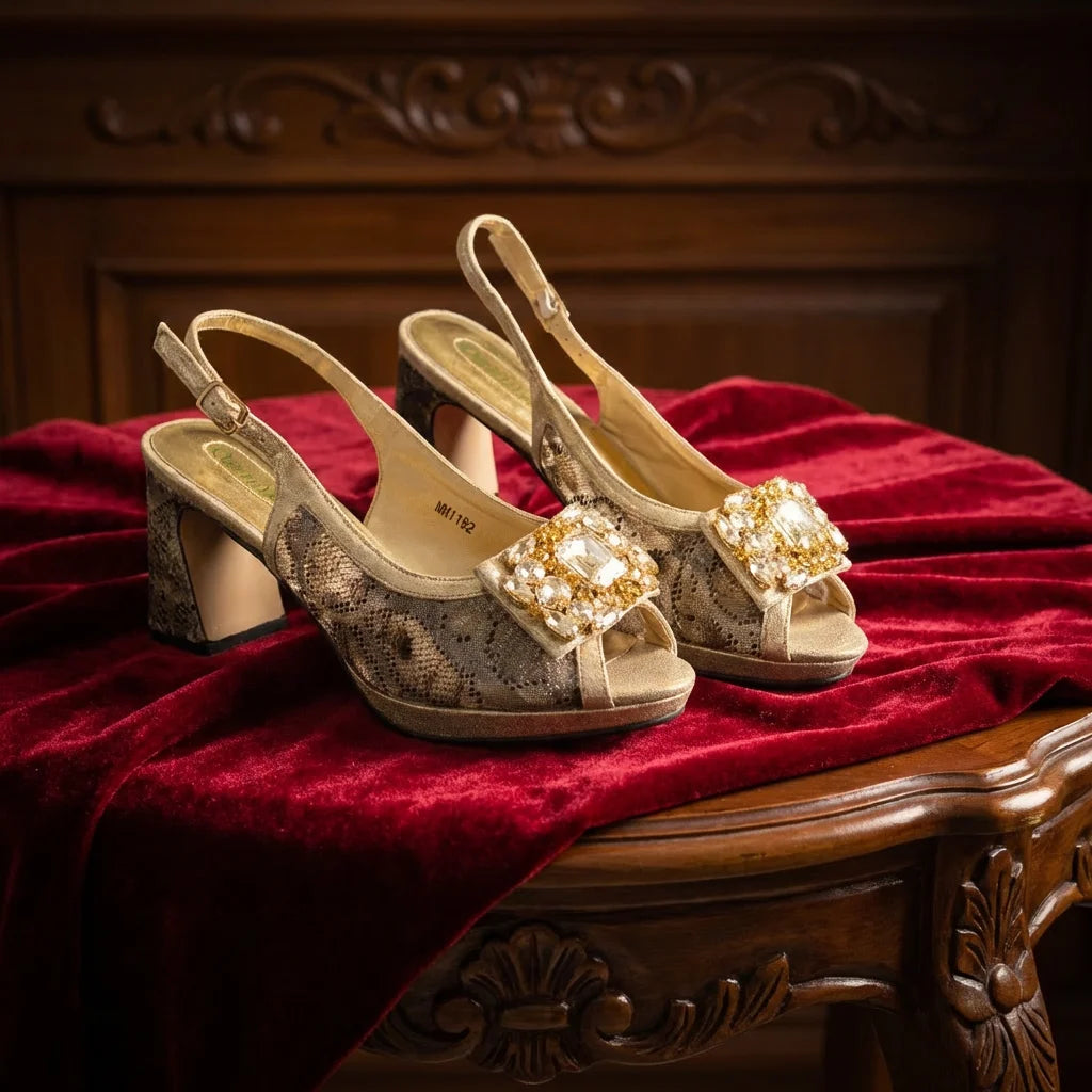 Veena Bag & Shoe Set