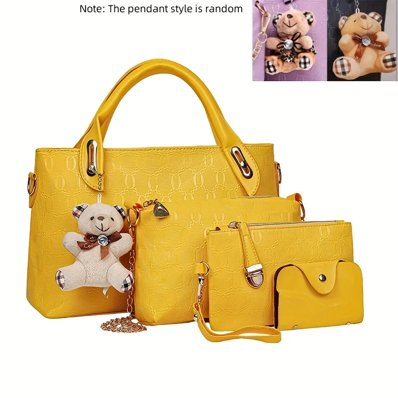 Elegance 4-Piece Handbag Set Coco & Dee