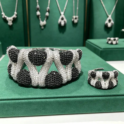 Crystal Harmony Bangle & Ring Set Coco & Dee