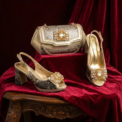 Veena Bag & Shoe Set