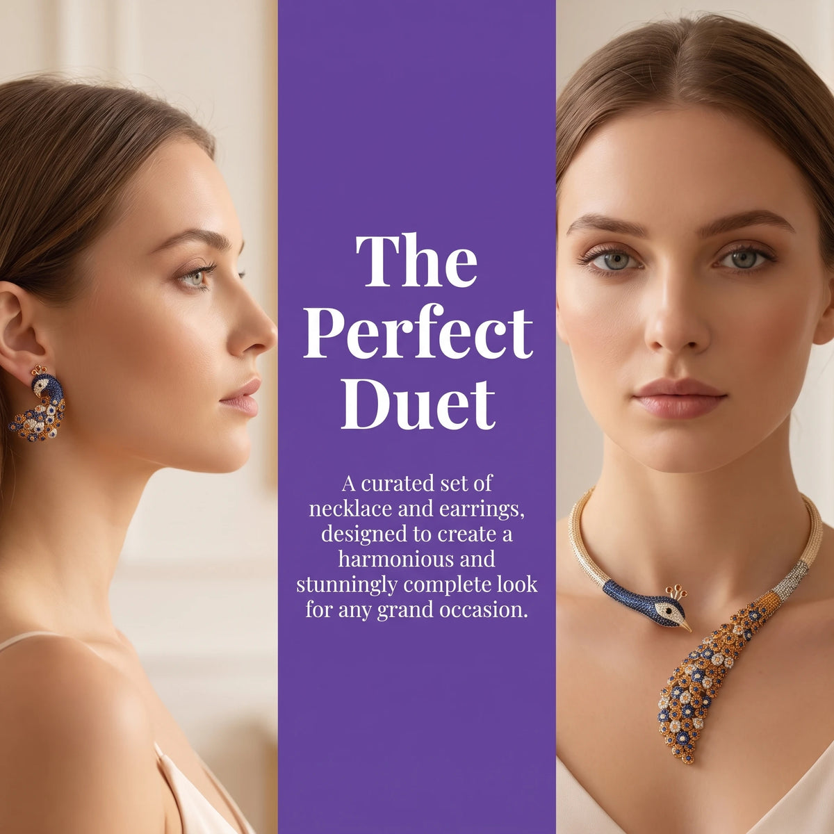 Golden Glamour Jewellery Set