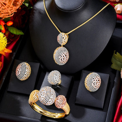 Opulent Charm Bangle & Ring Set Coco & Dee