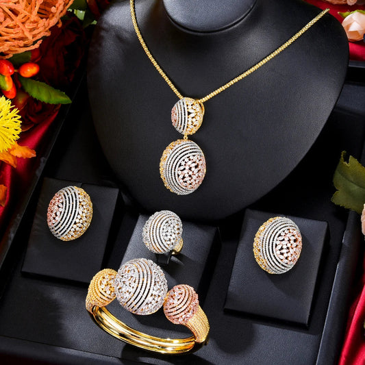 Opulent Charm Bangle & Ring Set Coco & Dee