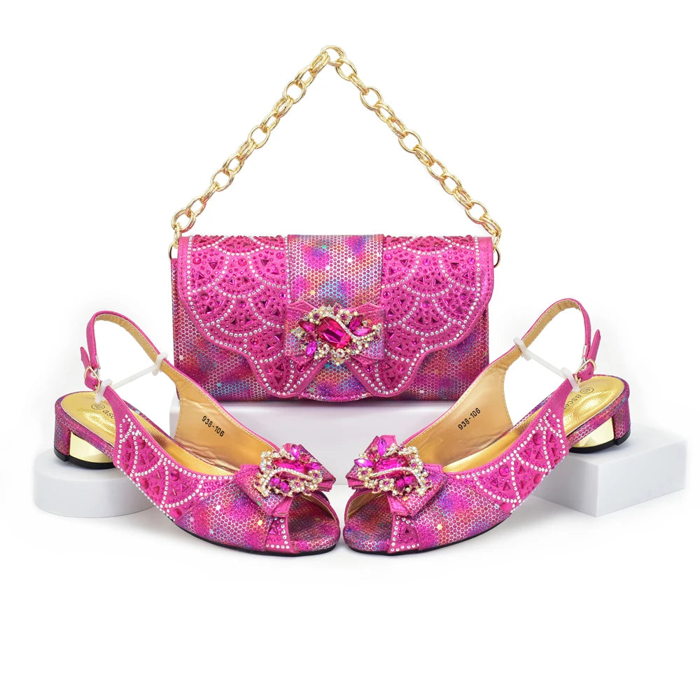 Naina Shoes & Bag Set