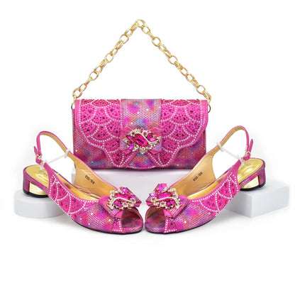 Naina Shoes & Bag Set
