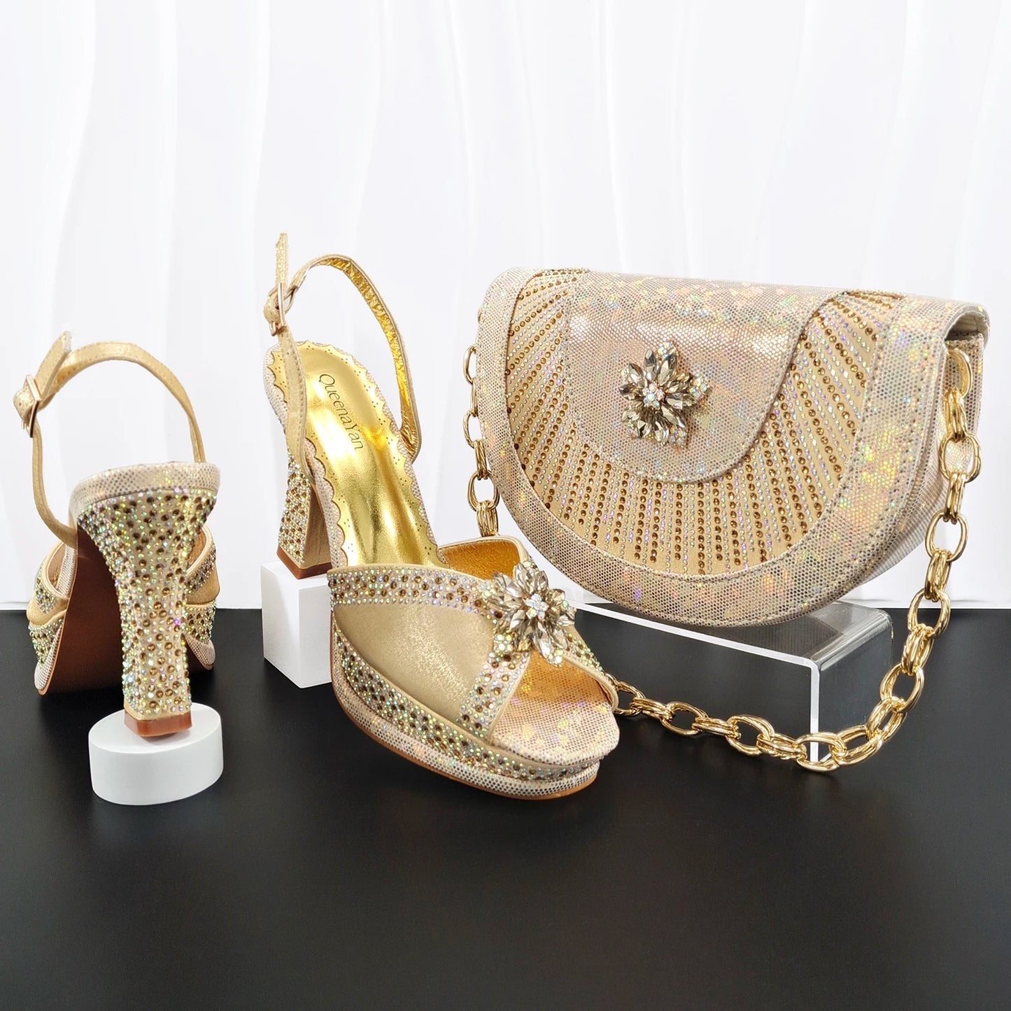 Naina Shoe & Bag Set