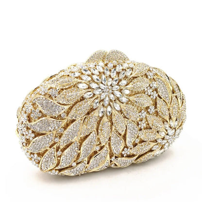Gold Leaves Clutch