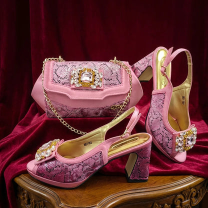 Veena Bag & Shoe Set