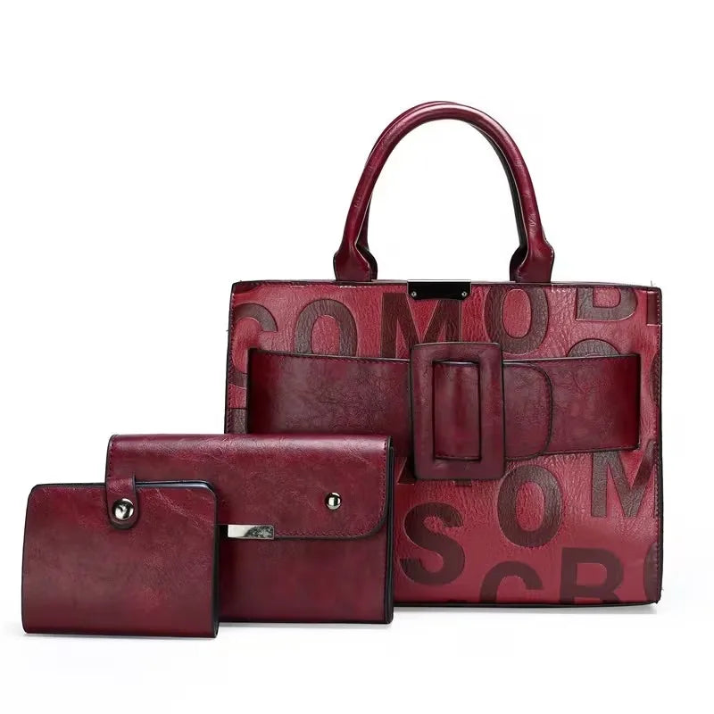 Timeless Charm 3-Piece Handbag Set Coco & Dee