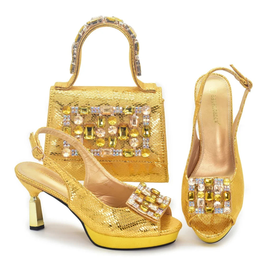 Gayatri Shoes & Bag Set