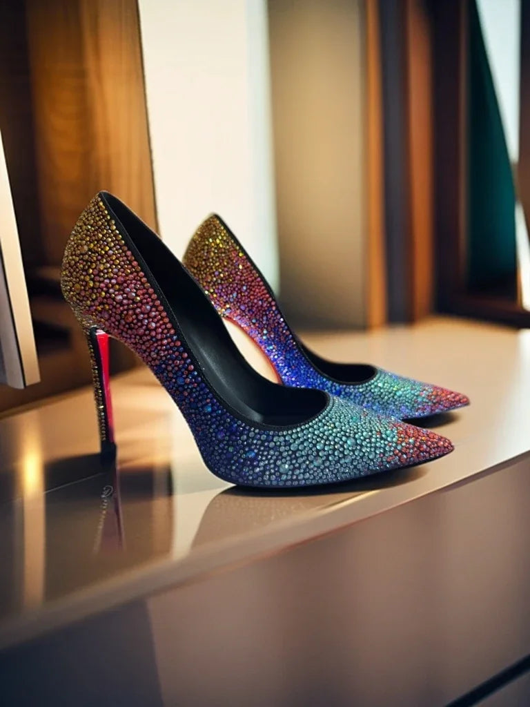 Rainbow Diamond Shoes Coco & Dee